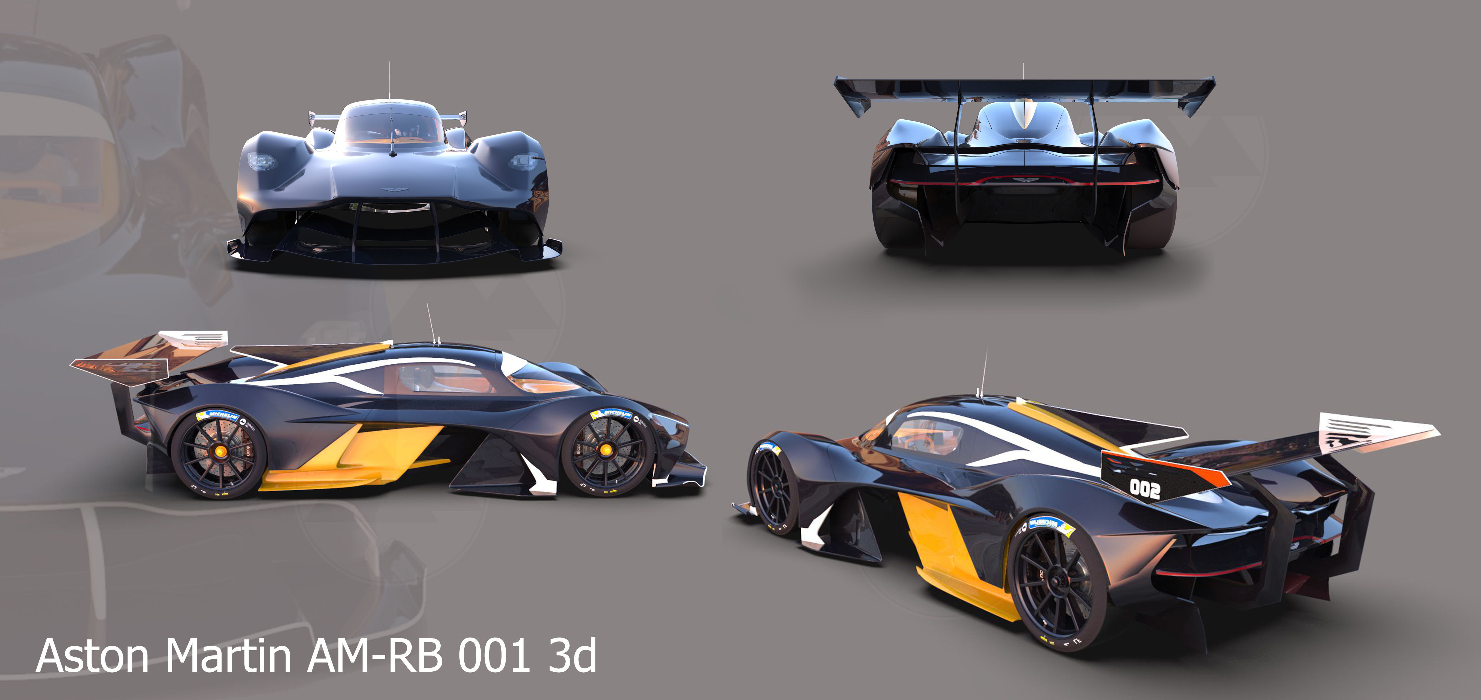 Aston Martin AM-RB 001 3D model 3D model_3