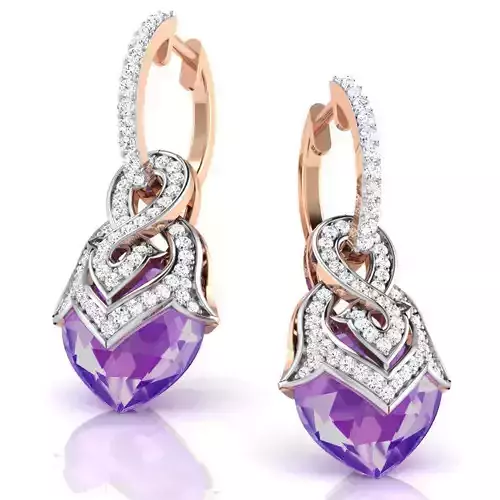 Amethyst Earring