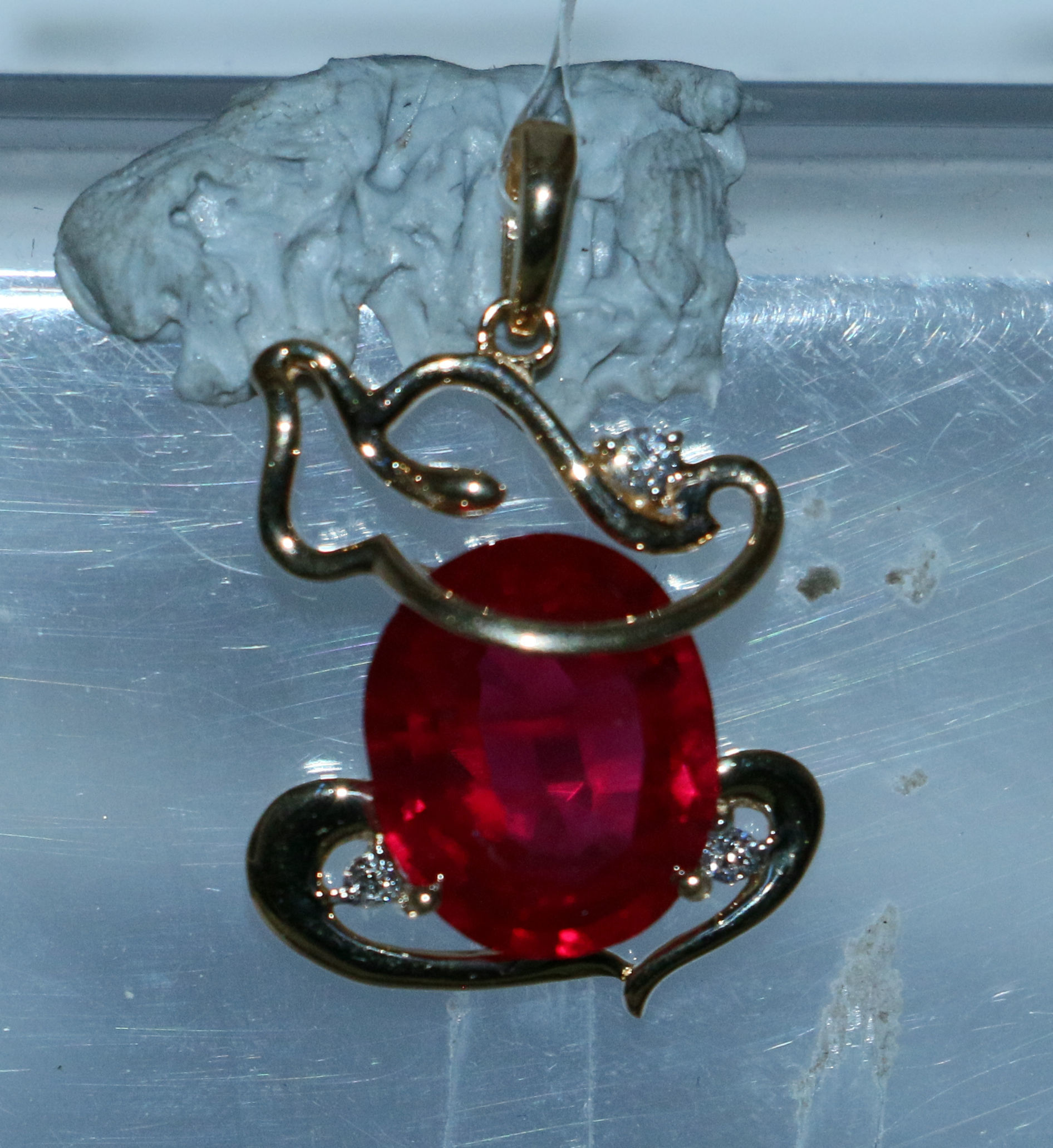 Lord Ganesh Shape Pendant 3D print model_10