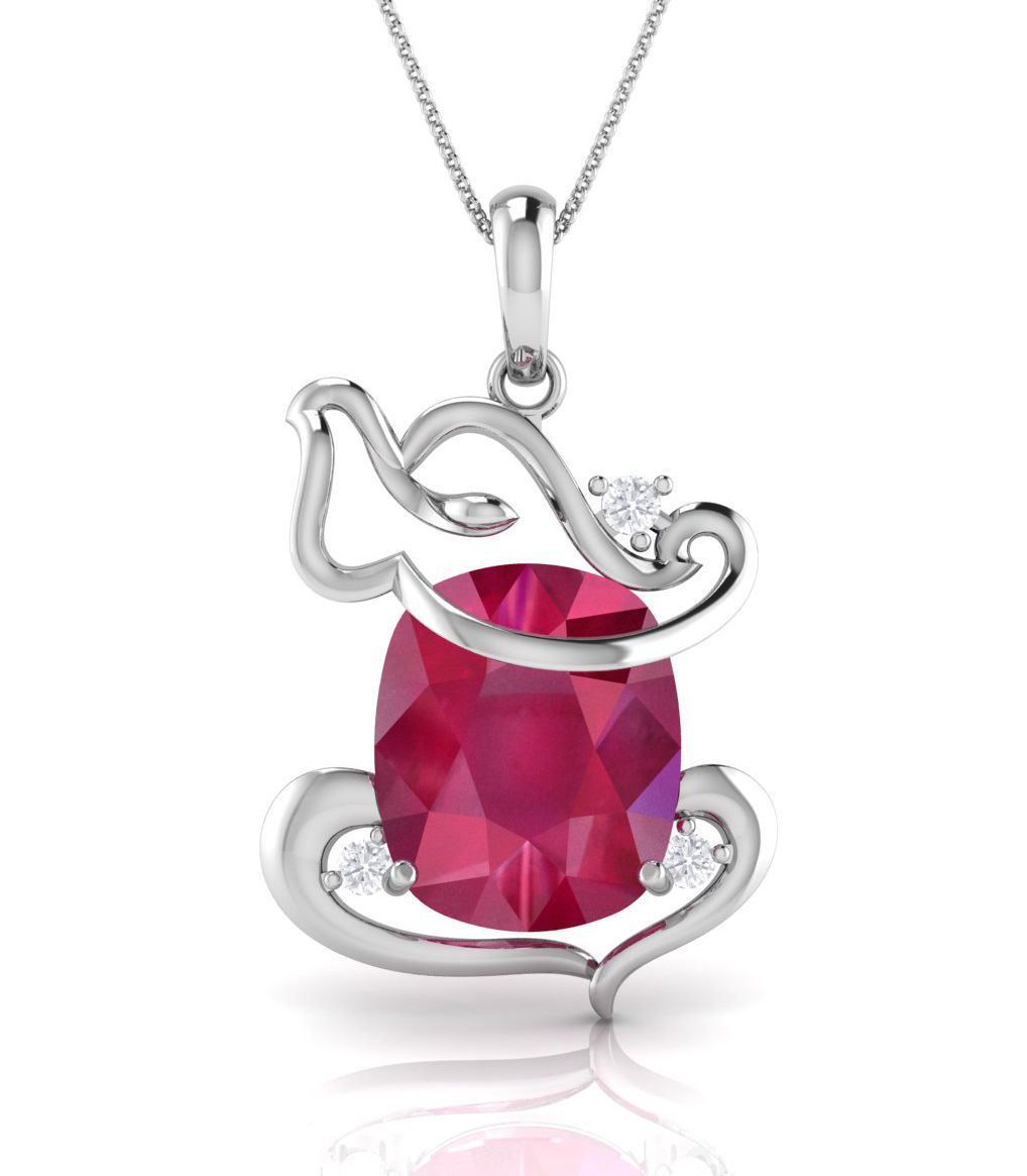 Lord Ganesh Shape Pendant 3D print model_1