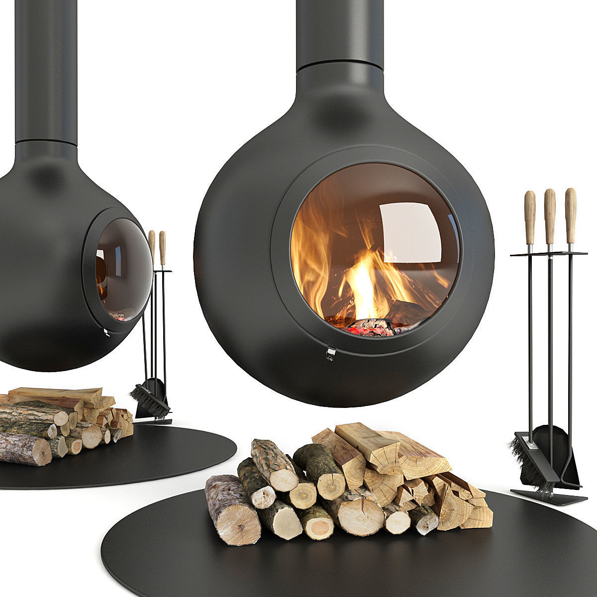 Fireplace Focus Bathyscafocus Hublot 3D model_1