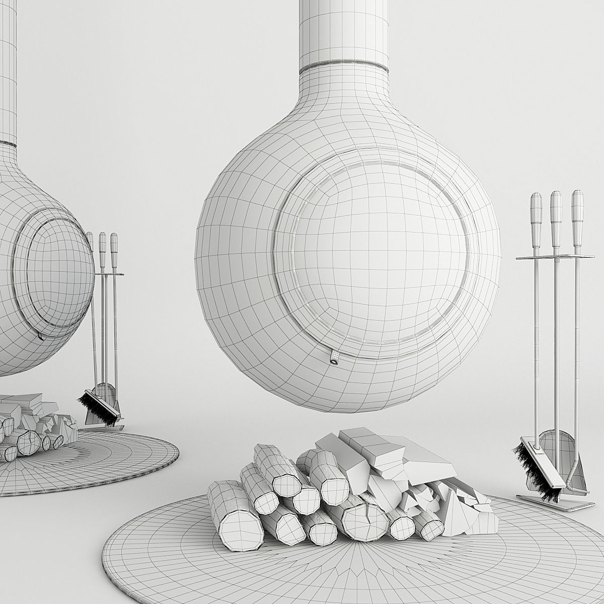 Fireplace Focus Bathyscafocus Hublot 3D model_7