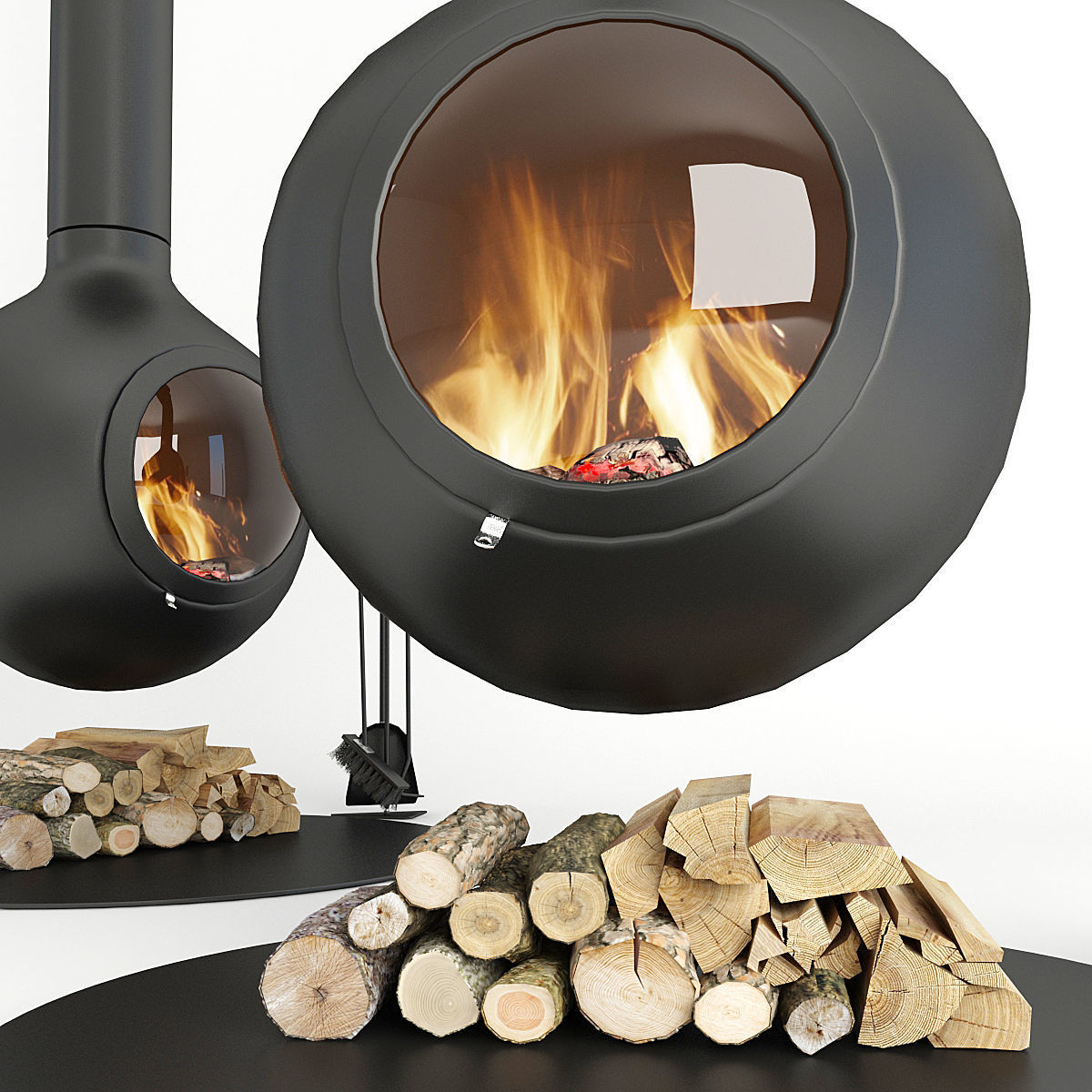 Fireplace Focus Bathyscafocus Hublot 3D model_3