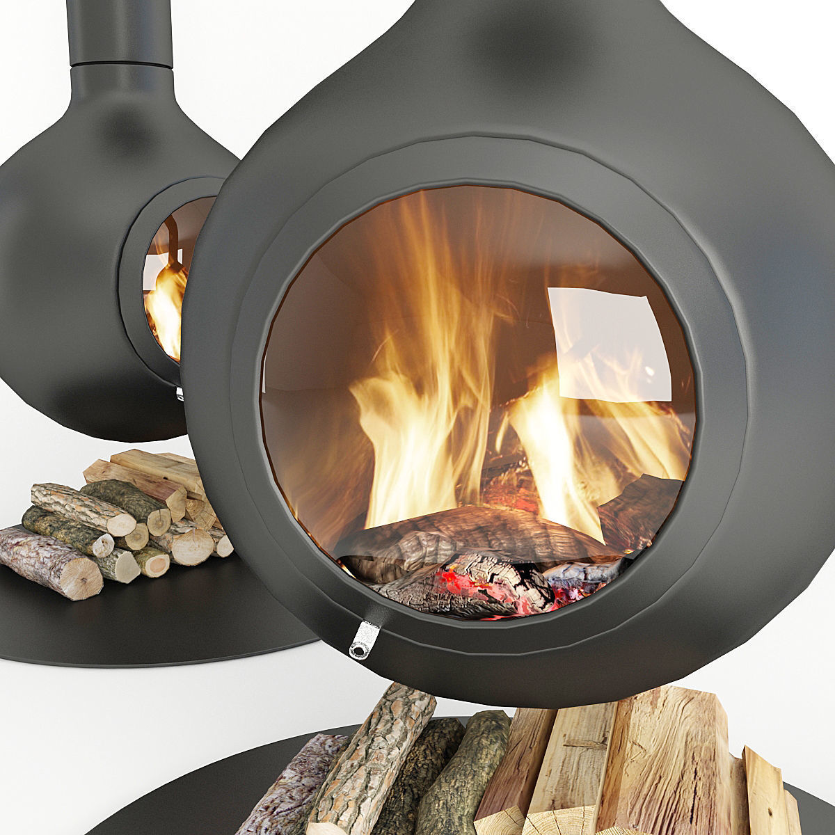 Fireplace Focus Bathyscafocus Hublot 3D model_4