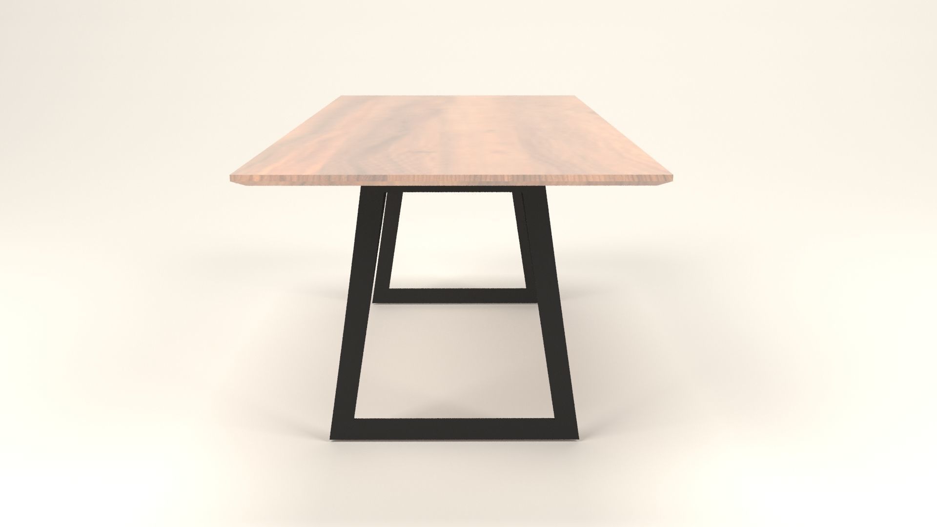 Irene wood table Low-poly 3D model_9
