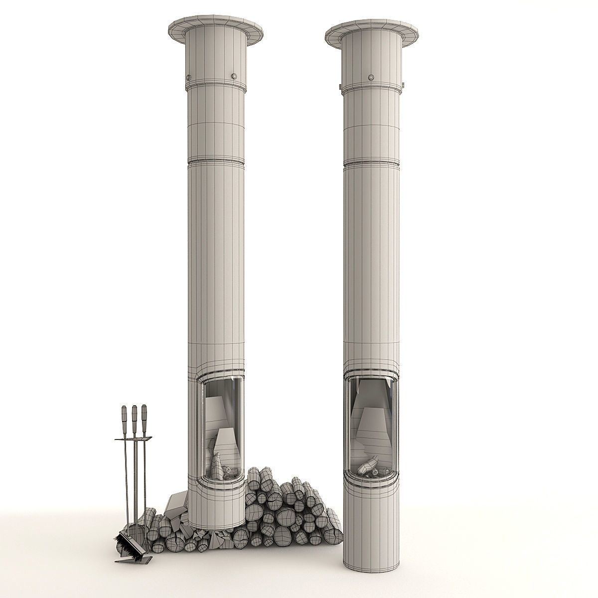 Fireplace Slimfocus 3D model_8