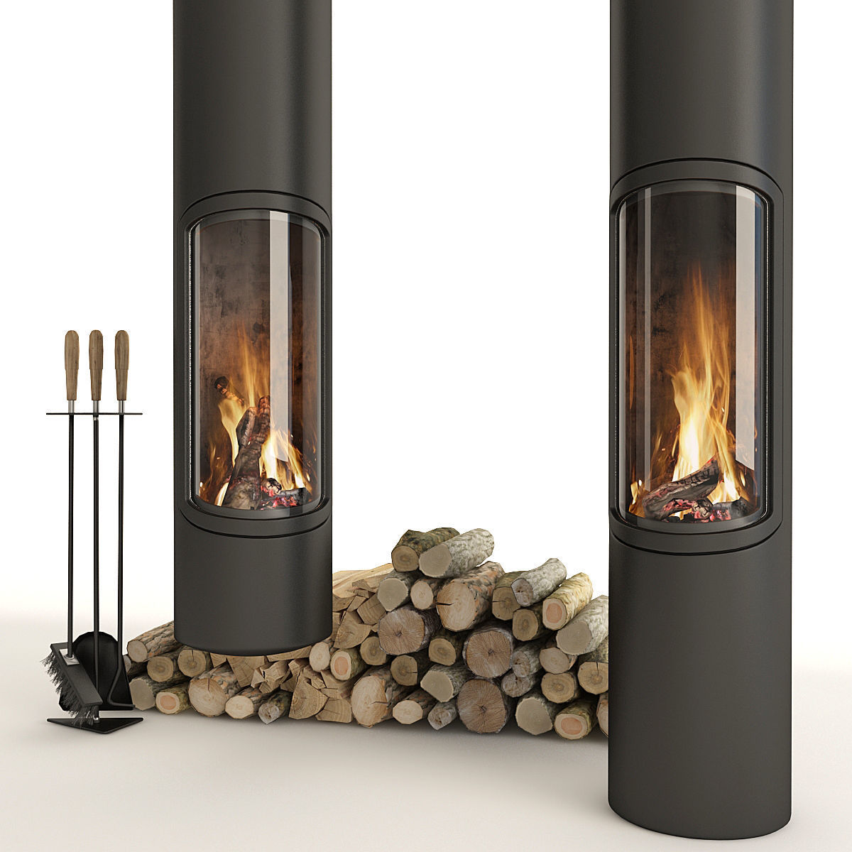 Fireplace Slimfocus 3D model_3
