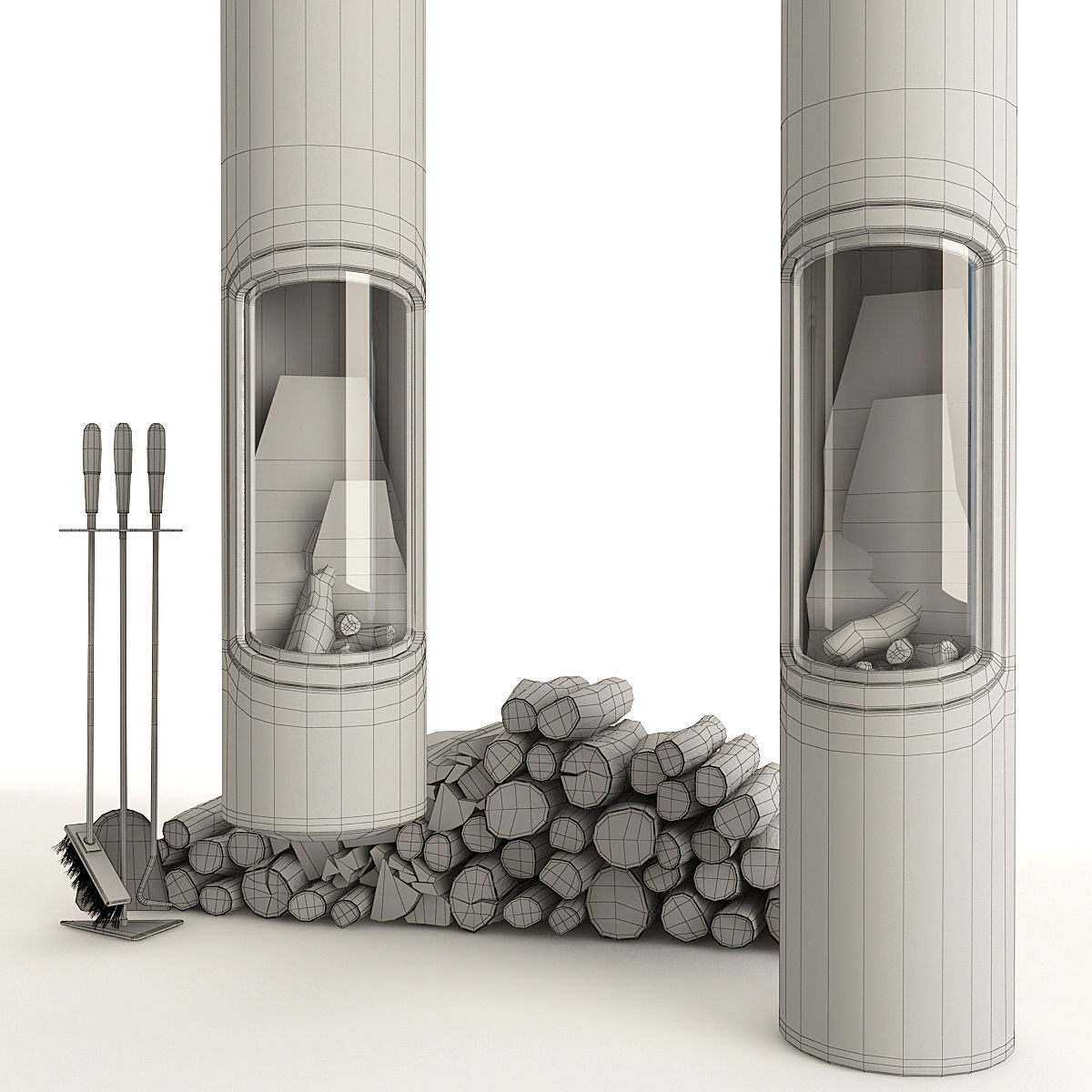 Fireplace Slimfocus 3D model_12
