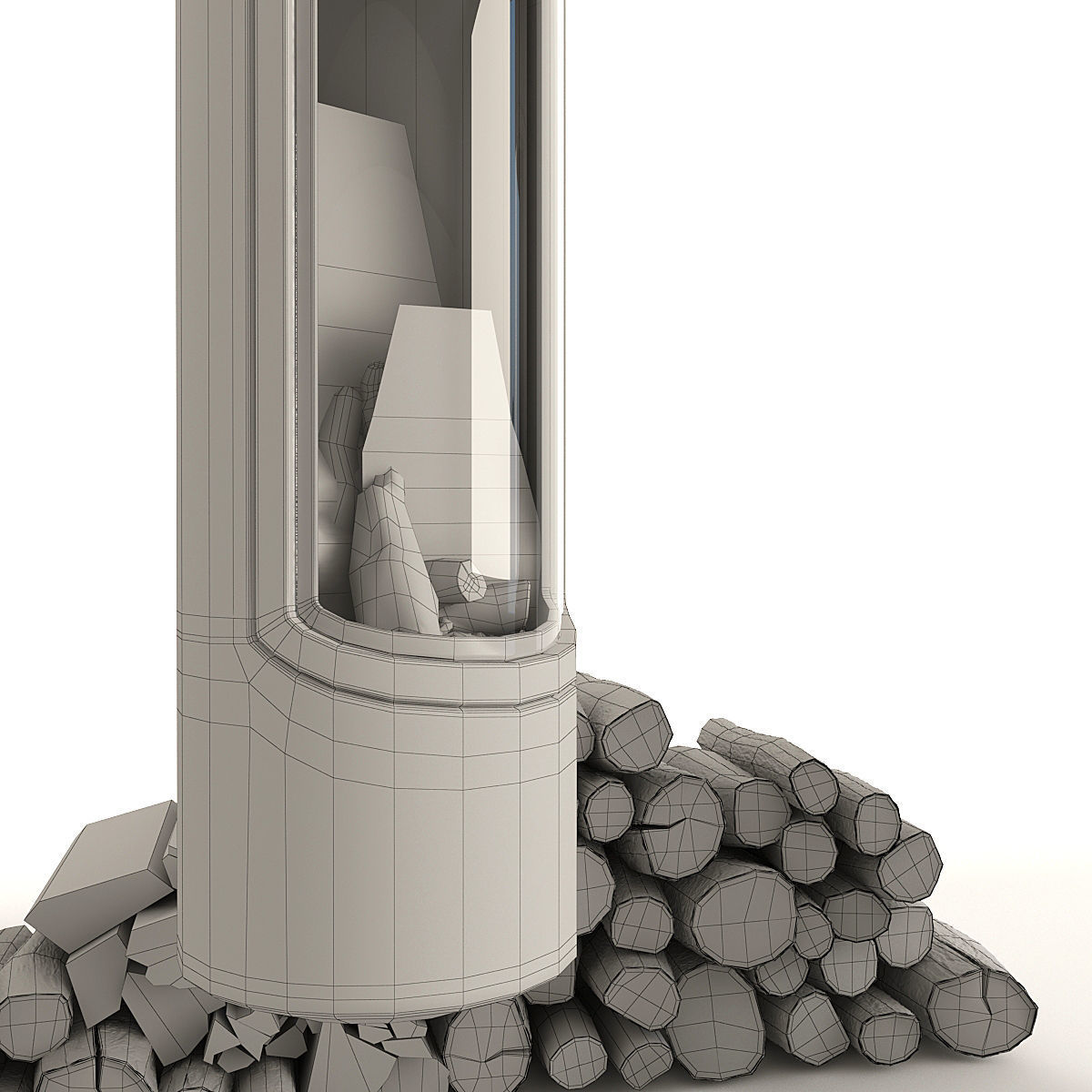 Fireplace Slimfocus 3D model_10