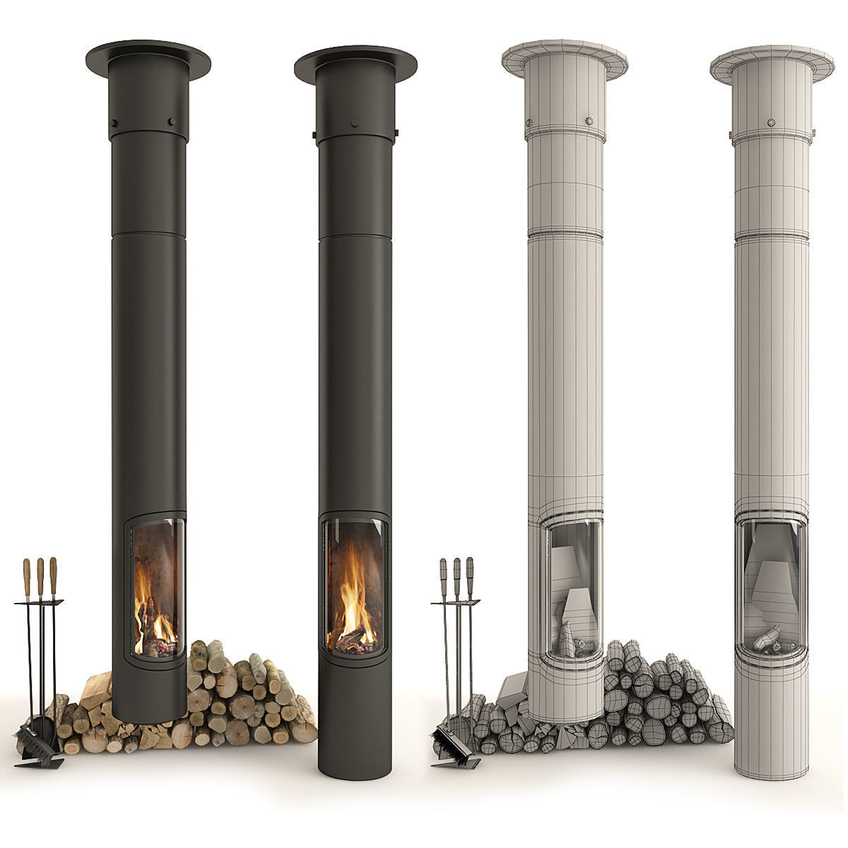 Fireplace Slimfocus 3D model_6
