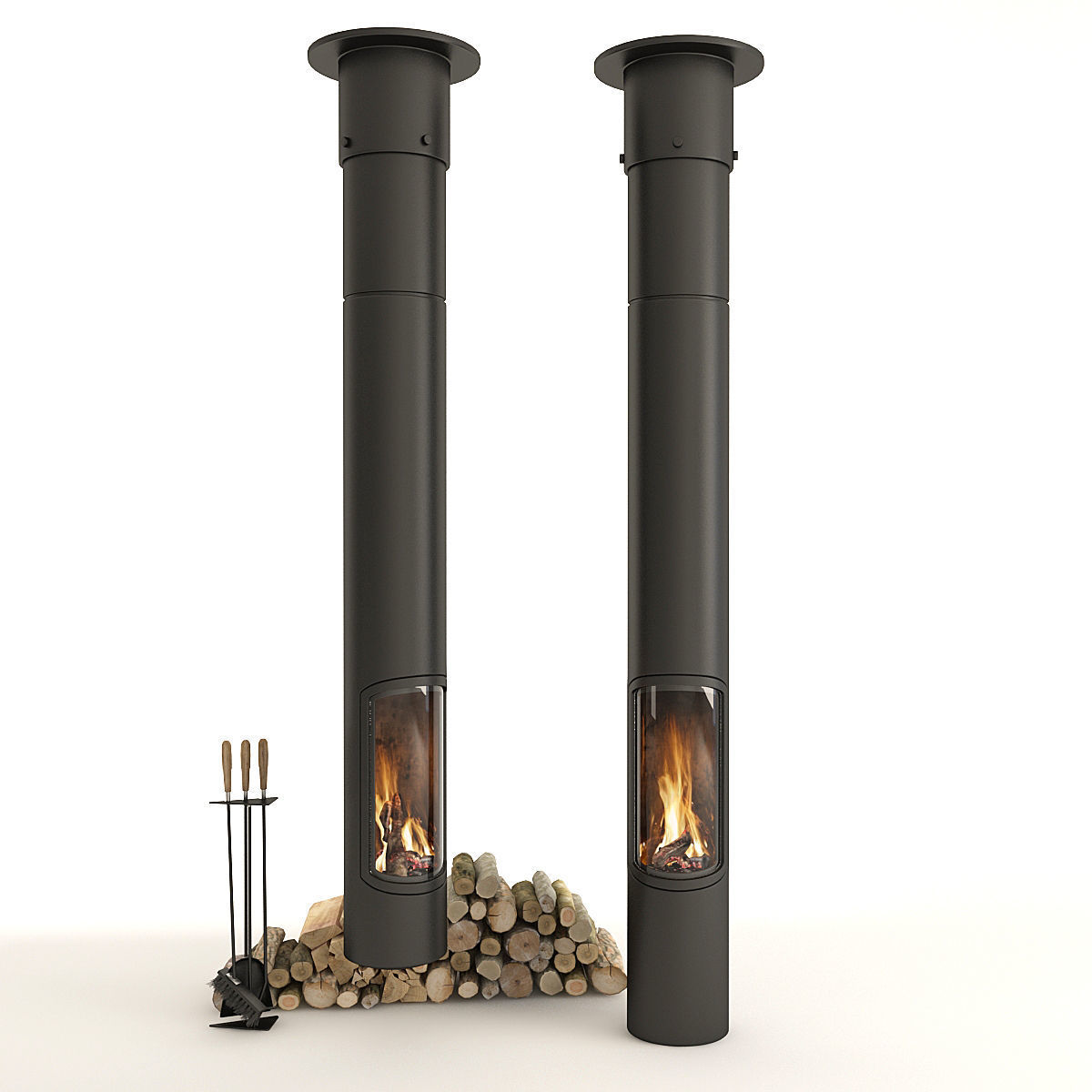 Fireplace Slimfocus 3D model_7