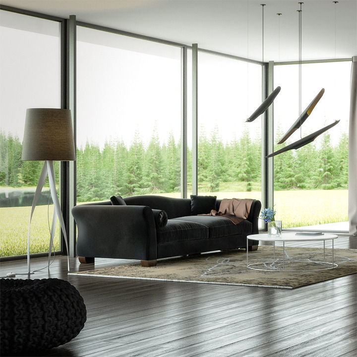 Sofa nonnalisa 3D model_2