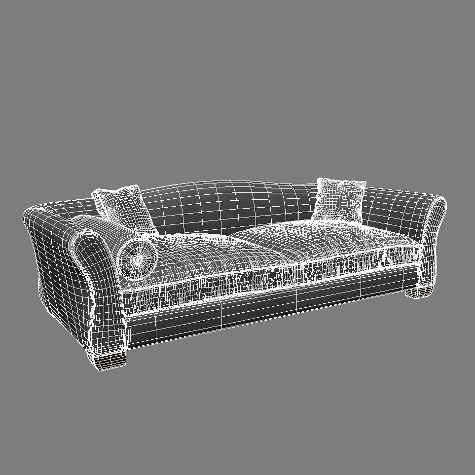Sofa nonnalisa 3D model_3