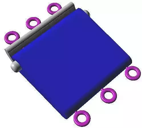 Box clasps 18- Library techique 3D - Conception of jewels