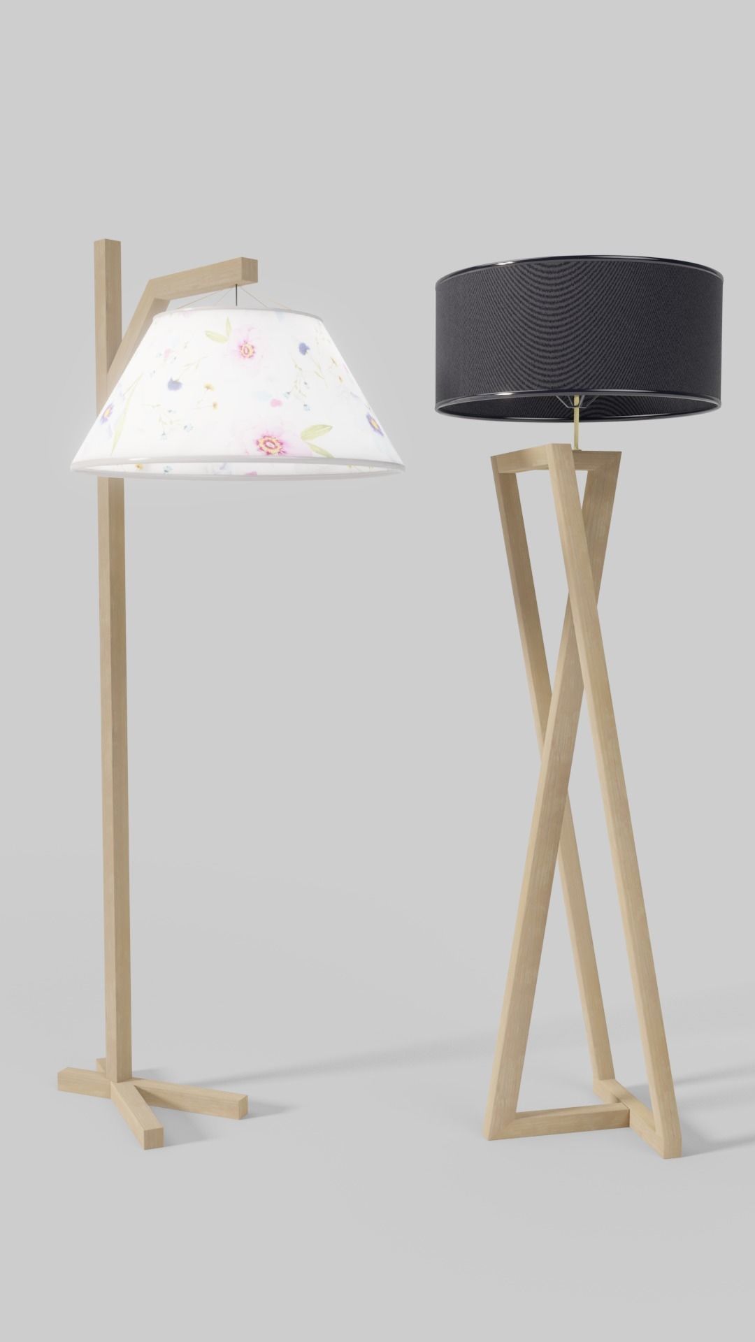 Pack of lamps for interior visualizations 3D model_1