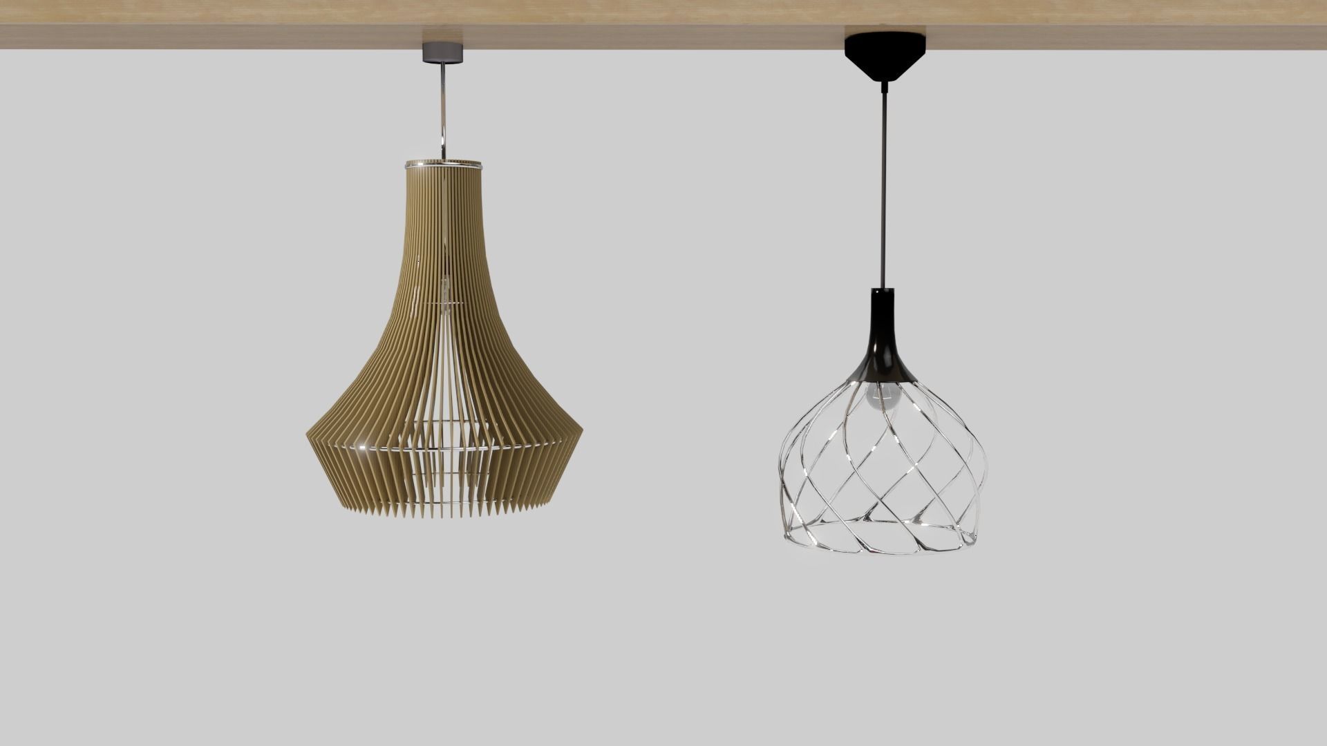 Pack of lamps for interior visualizations 3D model_8