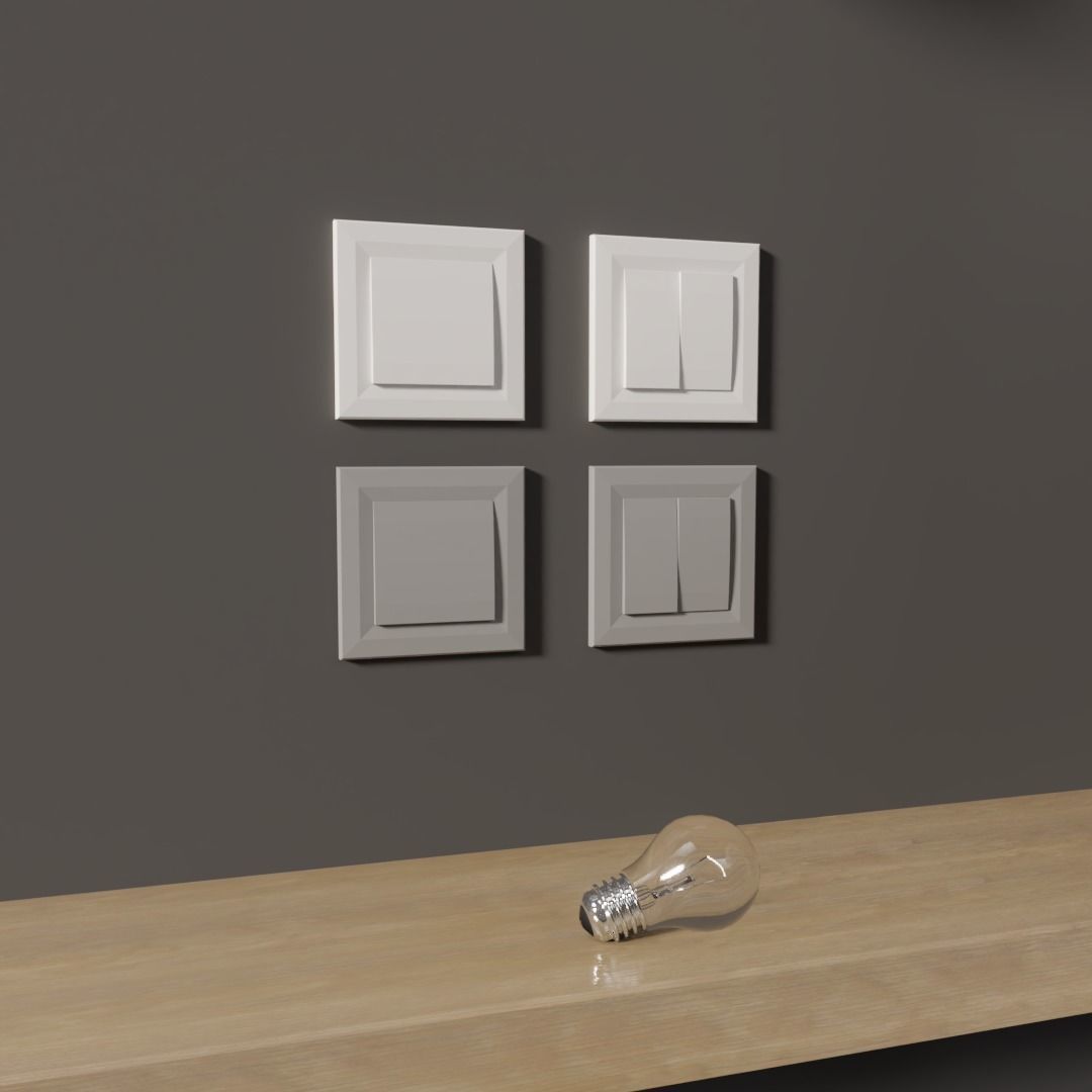 Pack of lamps for interior visualizations 3D model_10