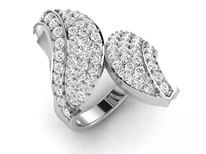 Spiral Engagement Ring With Diamonds 31