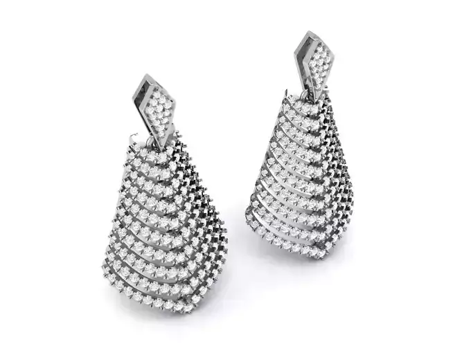 Eartops with Diamonds