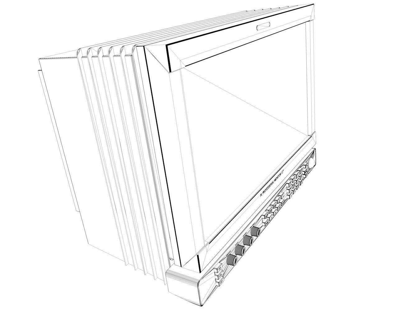 Studio-Video-Monitor monitor 3D model_5