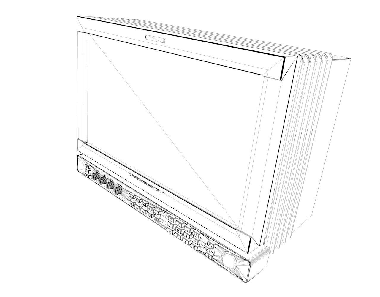 Studio-Video-Monitor monitor 3D model_4