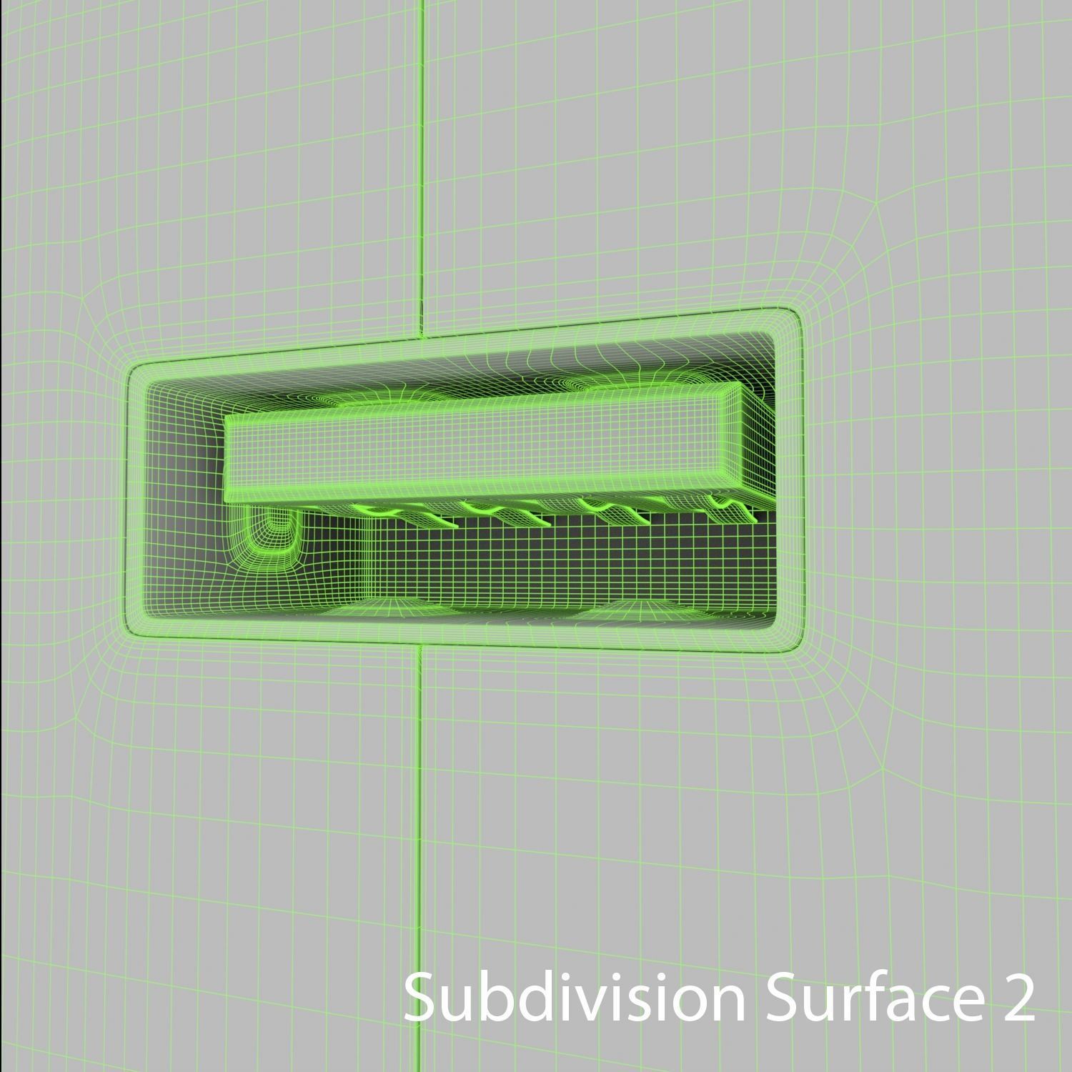 Apple USB 12W Adapter - Ready For Render 3D model_9