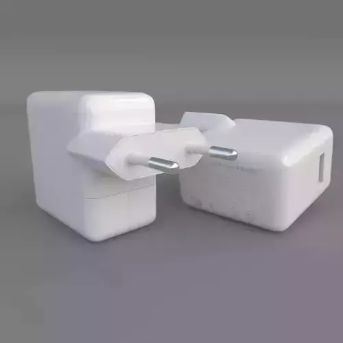 Apple USB 12W Adapter - Ready For Render