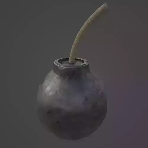 Pirate Bomb - Gameready Asset Low-poly 3D model