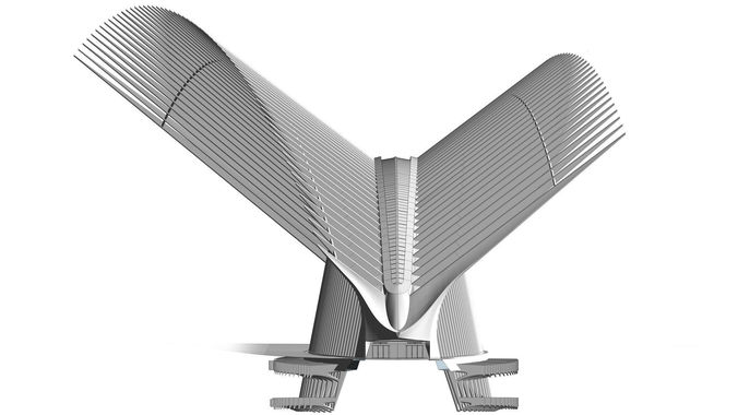 World Trade Center Transportation Hub Oculus 3D model