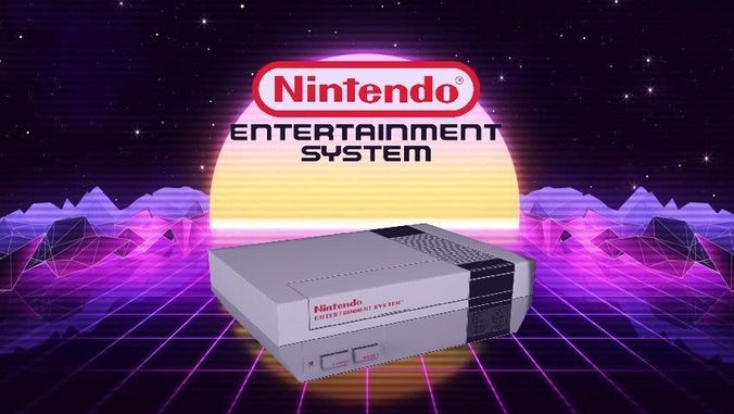 Nes Nintendo Entertainment System Low-poly 3D model