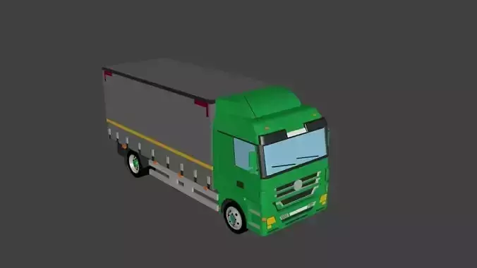 Box truck lowpoly