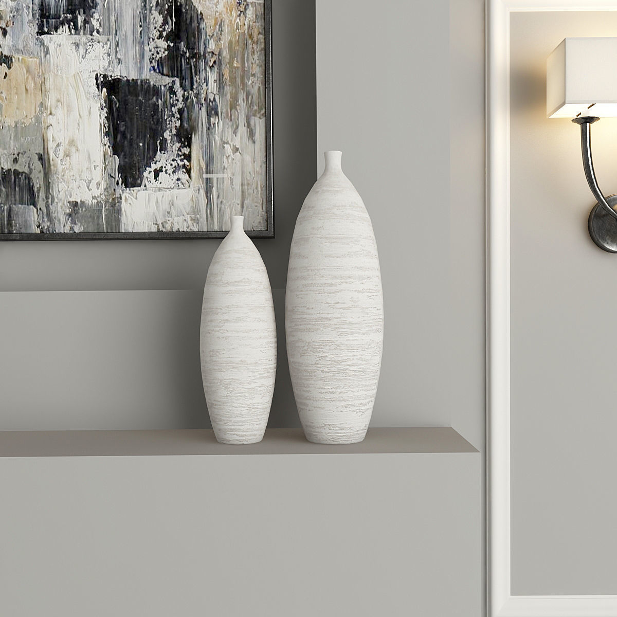 Fireplace and Decor 18 3D model_2