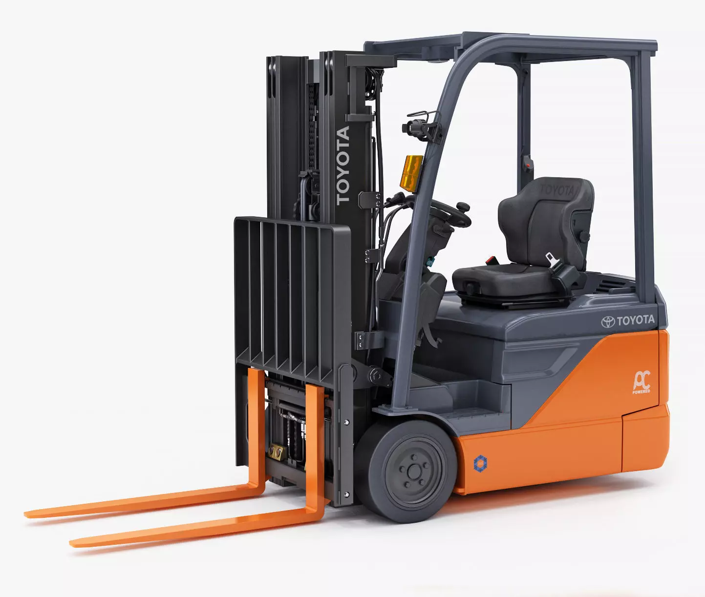 Toyota Comfortably Electric Forklift 3D model