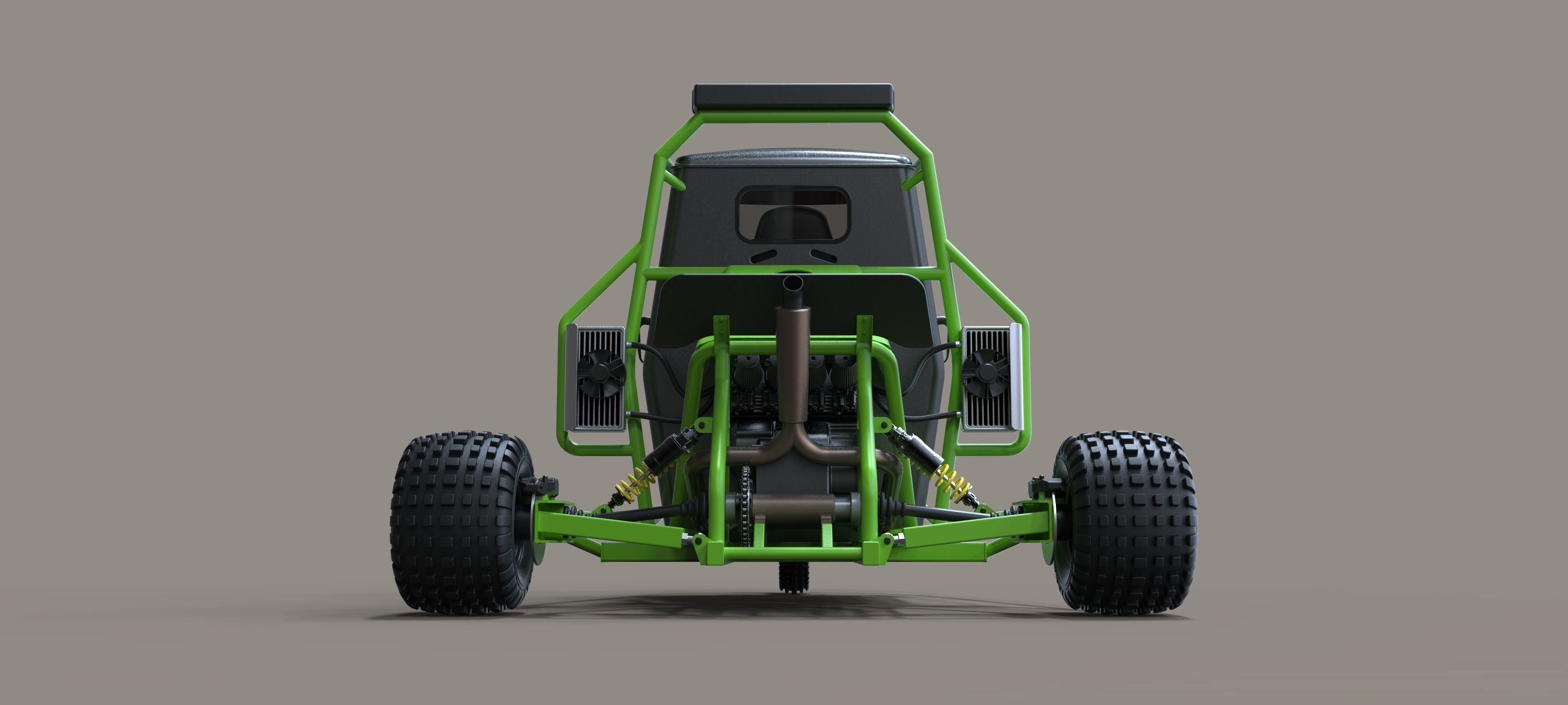 Ape rally car 3D model_15
