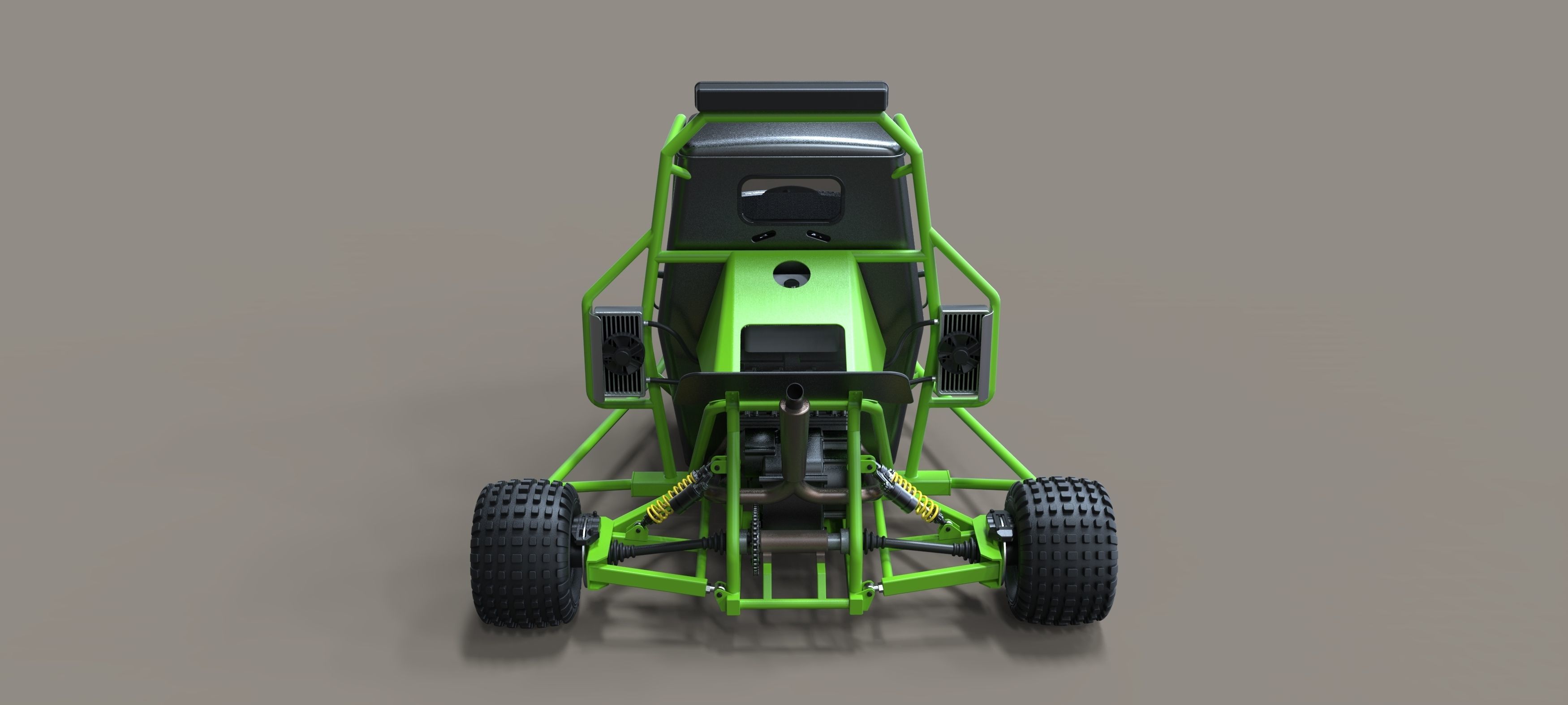 Ape rally car 3D model_14