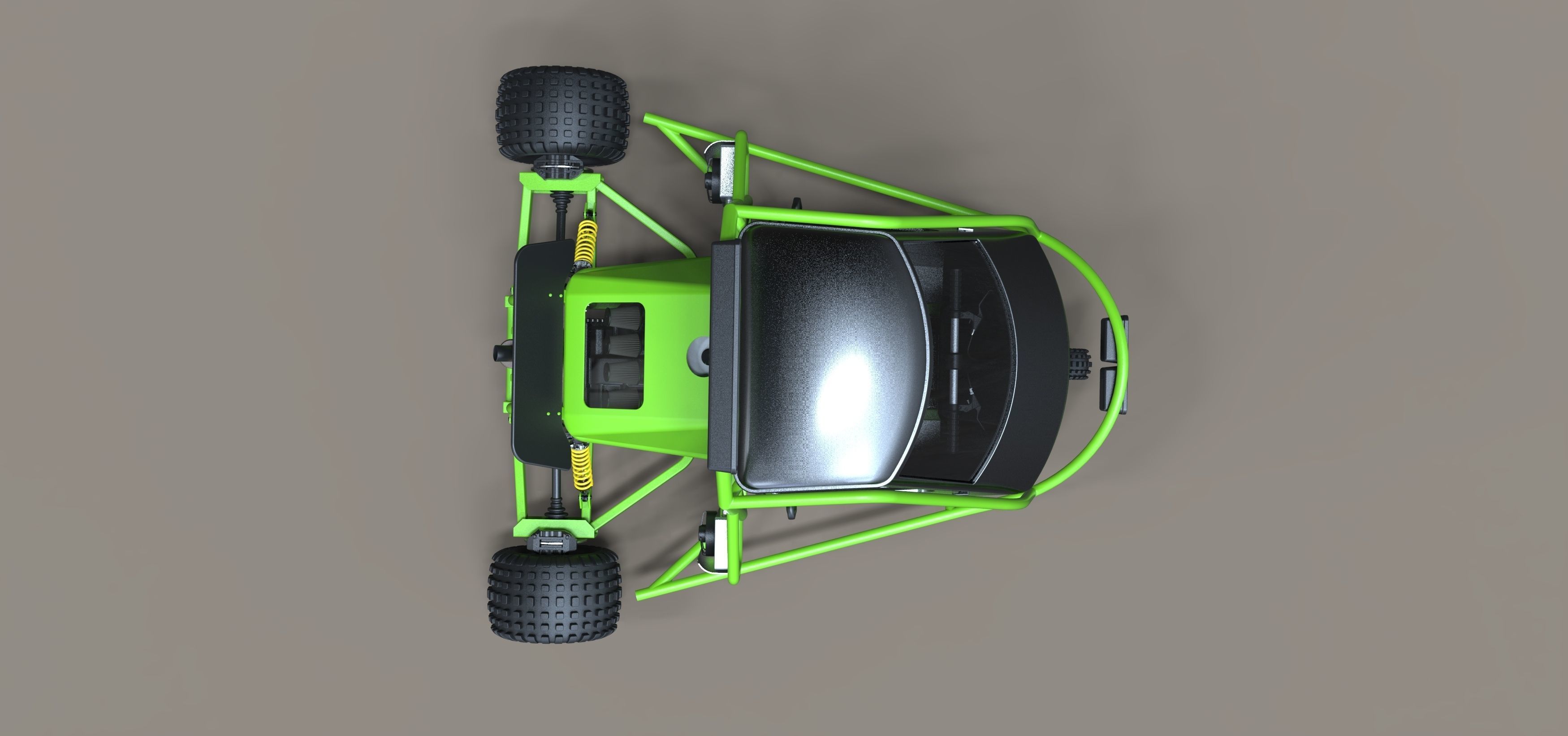 Ape rally car 3D model_10