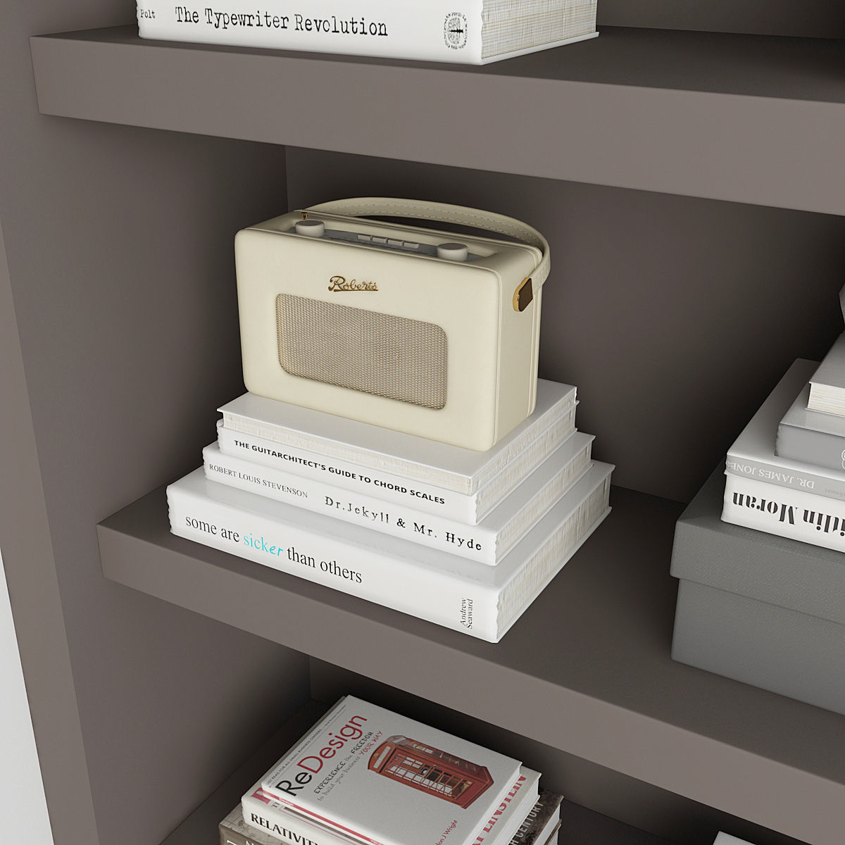 Fireplace and Decor 19 3D model_6