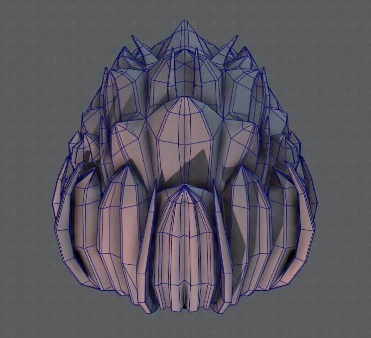 3D Hair style for boy V20 Low-poly 3D model_36