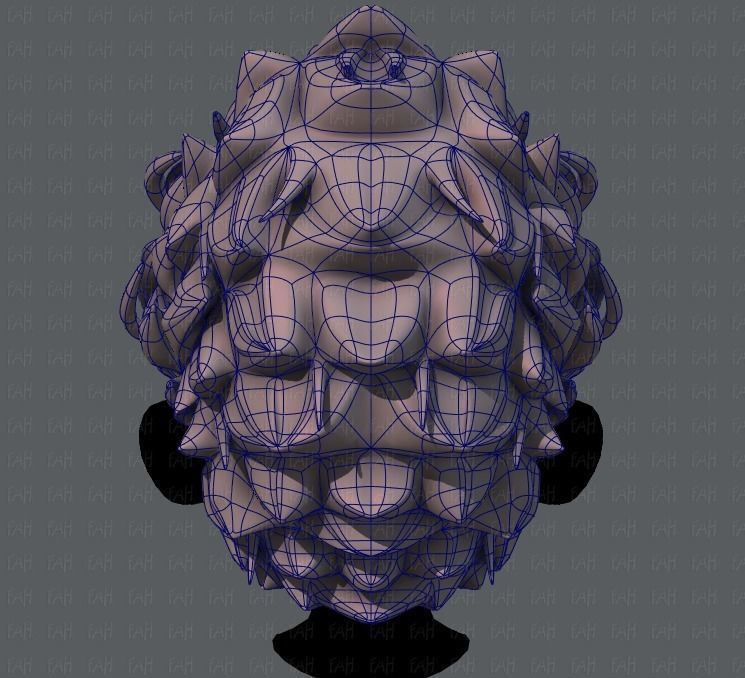 3D Hair style for boy V20 Low-poly 3D model_13