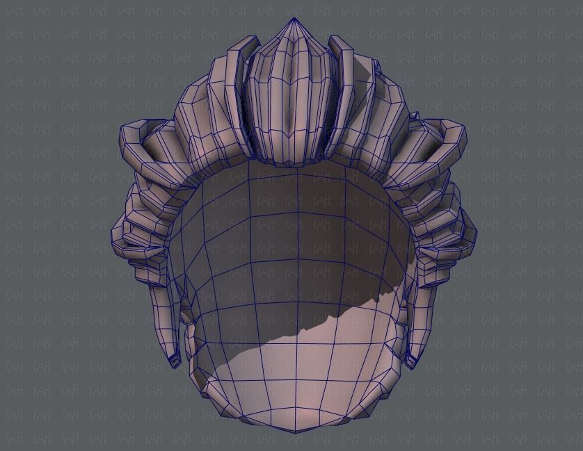 3D Hair style for boy V20 Low-poly 3D model_40