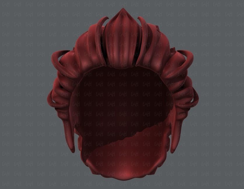 3D Hair style for boy V20 Low-poly 3D model_37