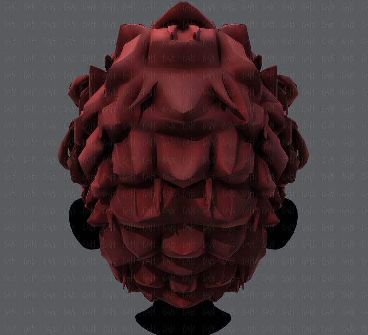 3D Hair style for boy V20 Low-poly 3D model_21