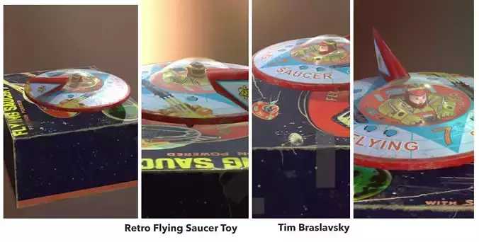 Retro UFO Toy