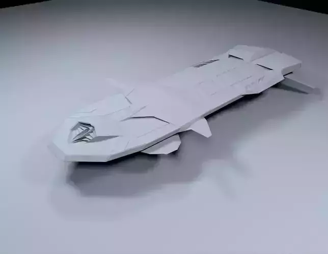 space hover board Low-poly 3D model space hover board Low-poly 3D model