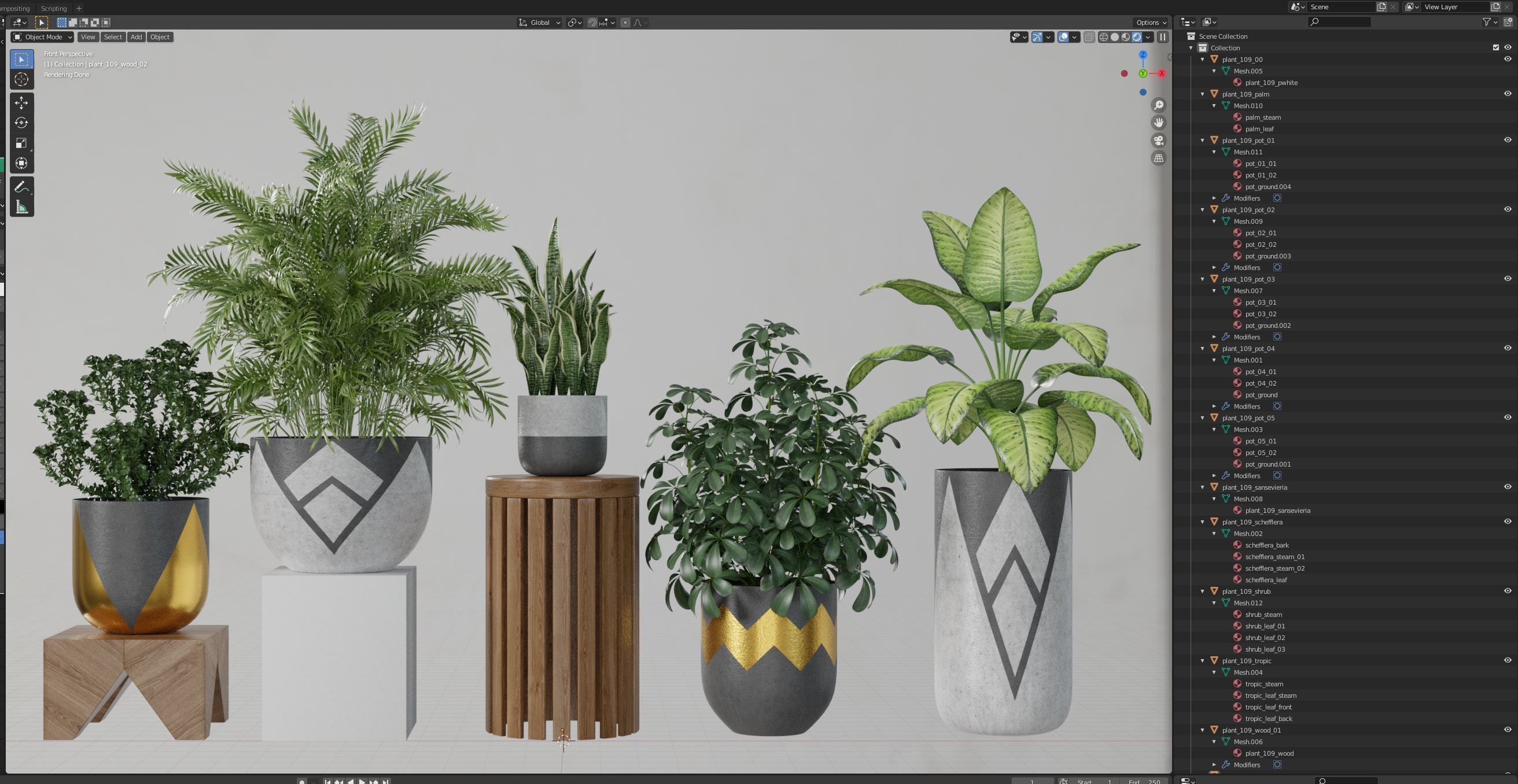 Plants collection 109 3D model_5