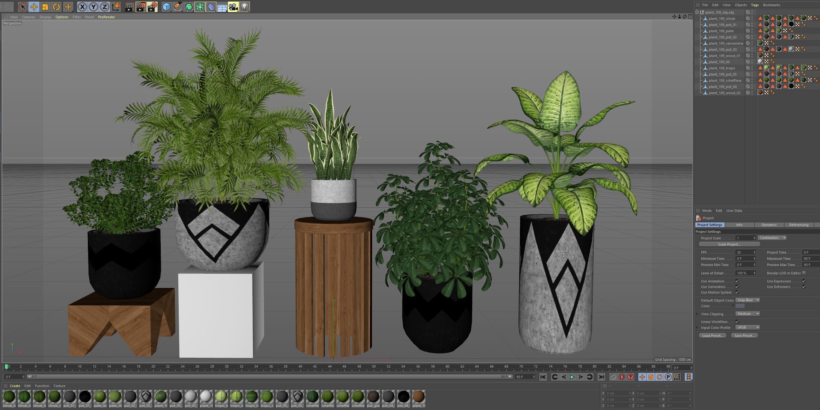 Plants collection 109 3D model_6
