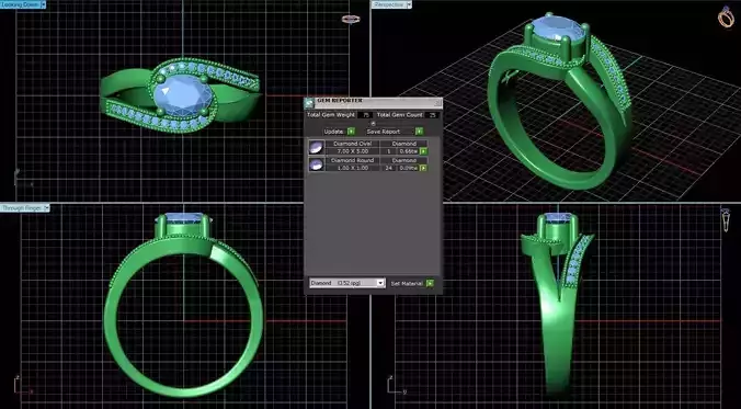 Empress ring 270 3D print model