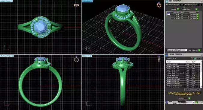Lucky ring 269 3D print model