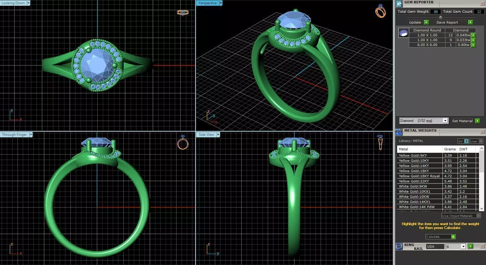 Lucky ring 269 3D print model_0