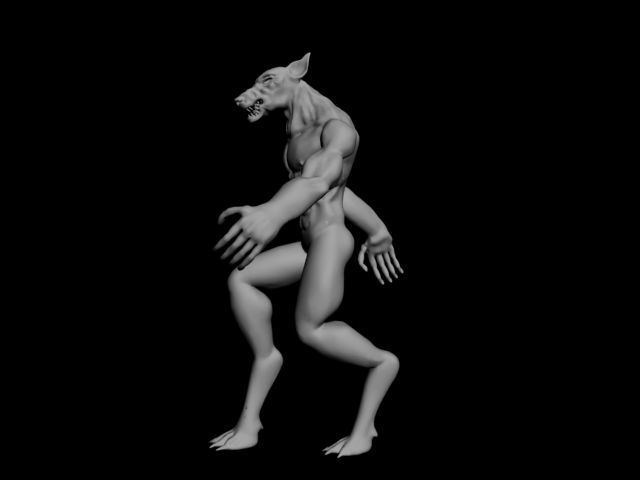 Werewolf Animated 3D model_18